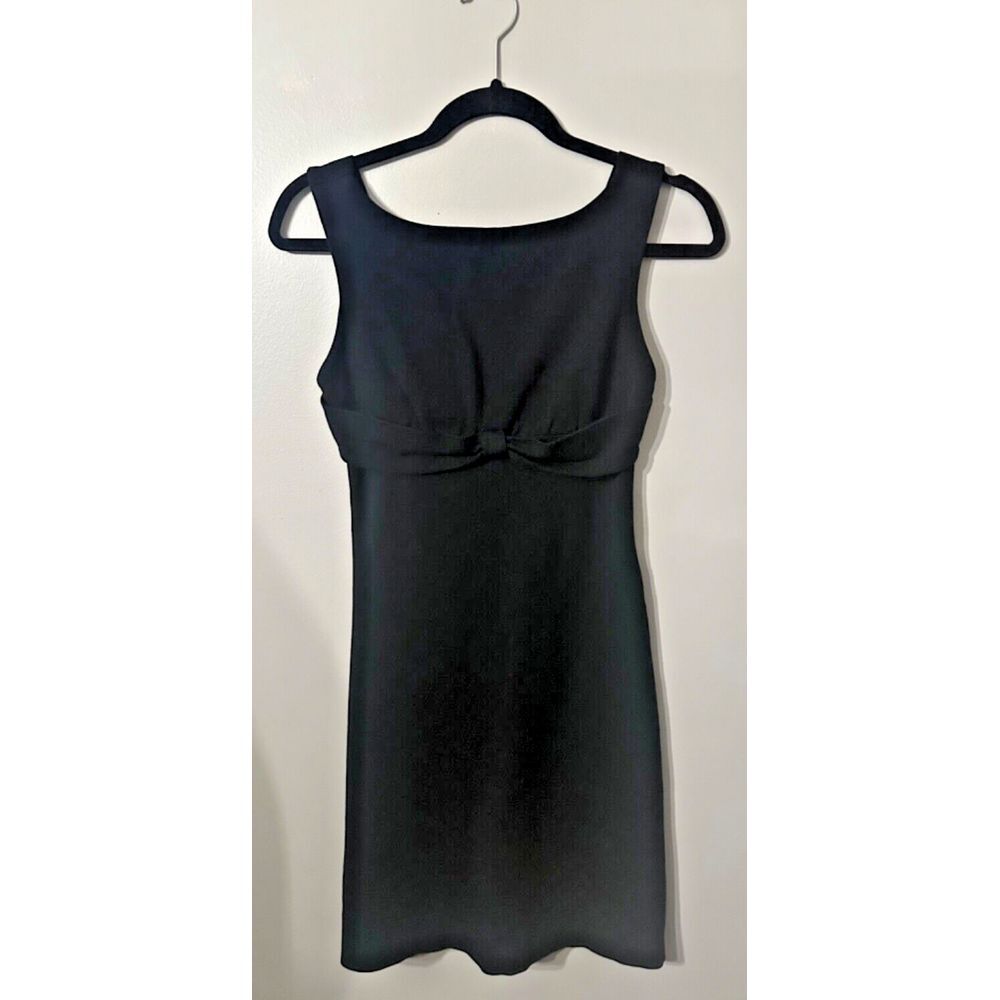 VTG Diane Von Furstenberg DVF Sleeveless Mini Black dress 2 Little Black Dress - Picture 2 of 9